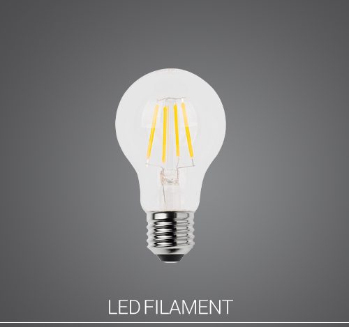 لامپ 8 وات LED فیلامنتی E27