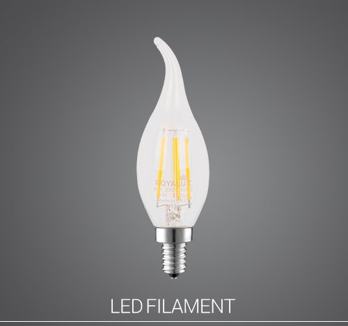 لامپ LED اشکی 4 وات فیلامنتی E14