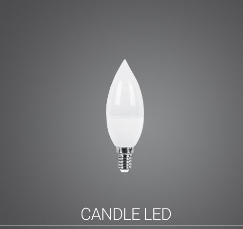 لامپ LED شمعی 6 وات مات E14