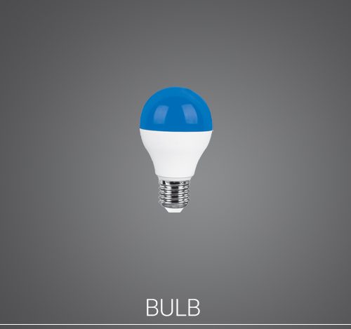 لامپ LED حبابی 7 وات رنگی E27